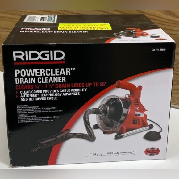 Ridgid Other Ridgid Powerclear Drain Cleaning Machine Powerful